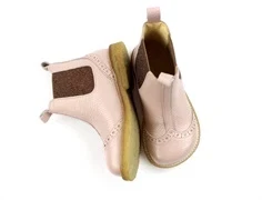 Angulus rosebud/bronze støvlette med hulmønster